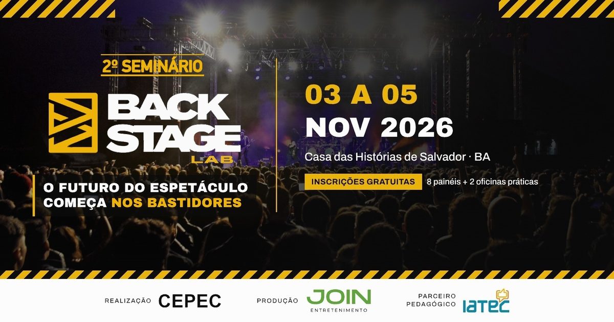 Imagem da fonte — 2° SEMINÁRIO BACKSTAGE LAB