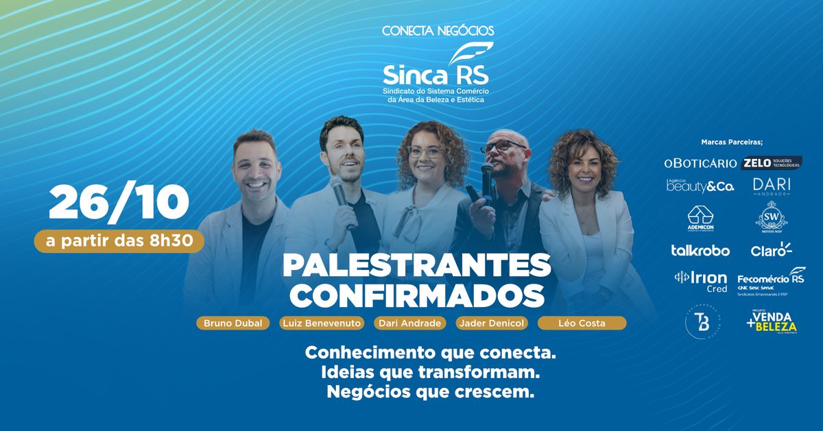 Bild der Quelle — CONECTA SINCA RS 2026 NEGÓCIOS