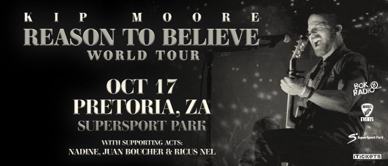 Imagen de la fuente — Kip Moore | Pretoria (SATURDAY)