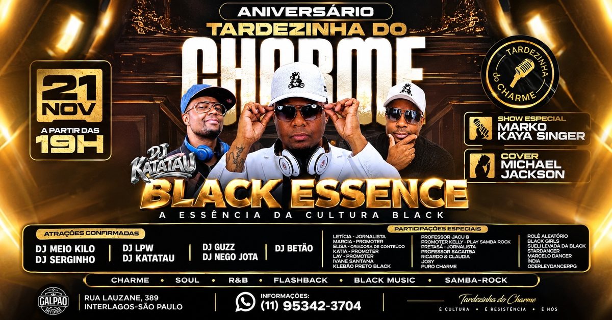 Imagen de la fuente — Aniversário Tardezinha do Charme