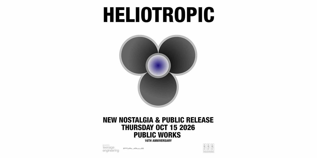 Imagem da fonte — PW 16-Year Anniversary Night One: Heliotropic 3 x New Nostalgia x Public Release