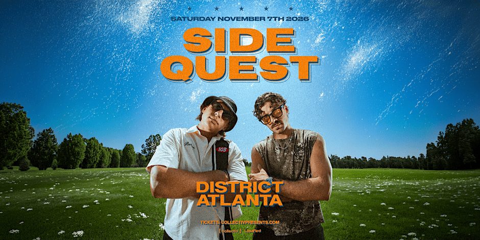 출처 이미지 — SIDEQUEST | Saturday November 7th 2026 | District Atlanta