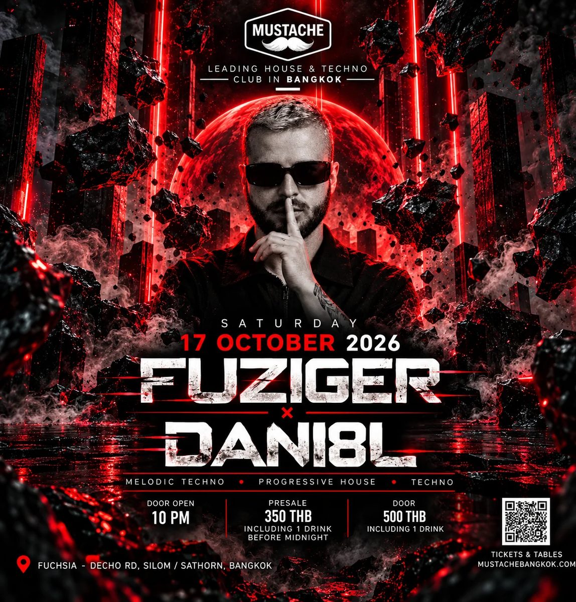 Image de la source — Fuziger and Dani8L | Saturday 17 October 2026