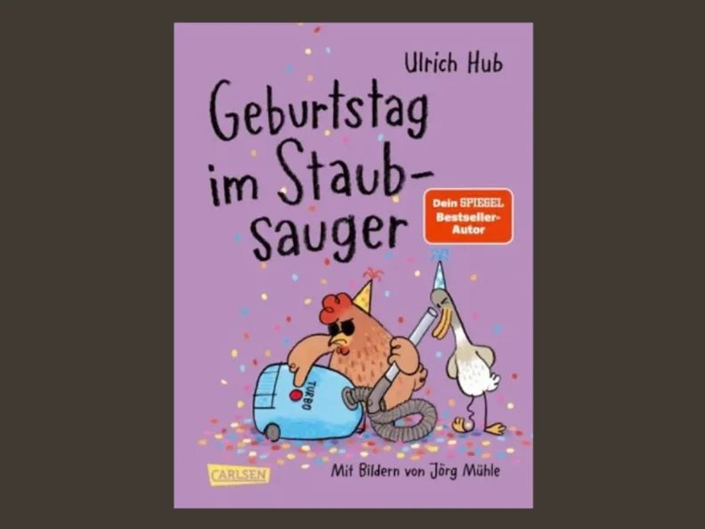 出典の画像 — Picture book reading: Ulrich Hub – Geburtstag im Staubsauger