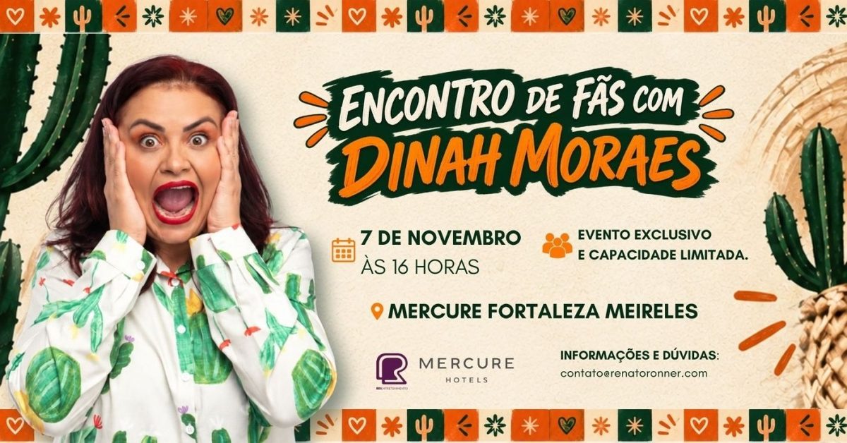 Image de la source — Encontro de fãs com Dinah Moraes em Fortaleza (07/11)