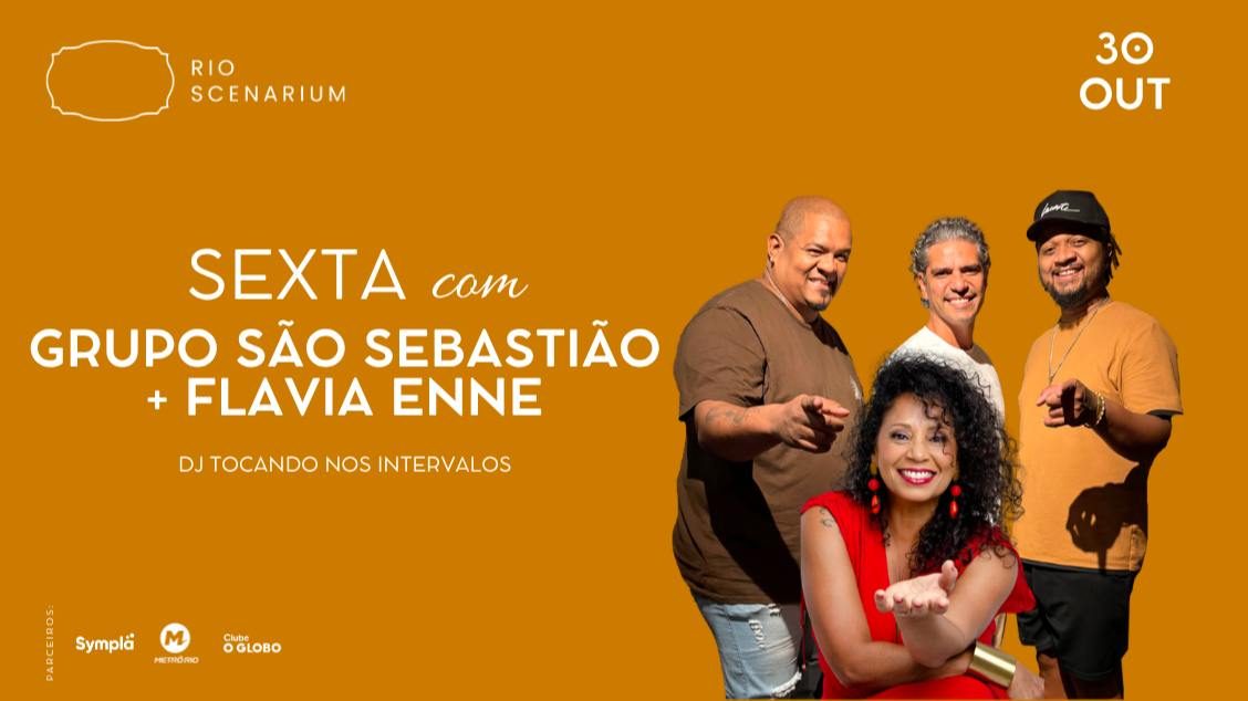 Imagem da fonte — GRUPO SÃO SEBASTIÃO + FLÁVIA ENNE NO RIO SCENARIUM 30.10