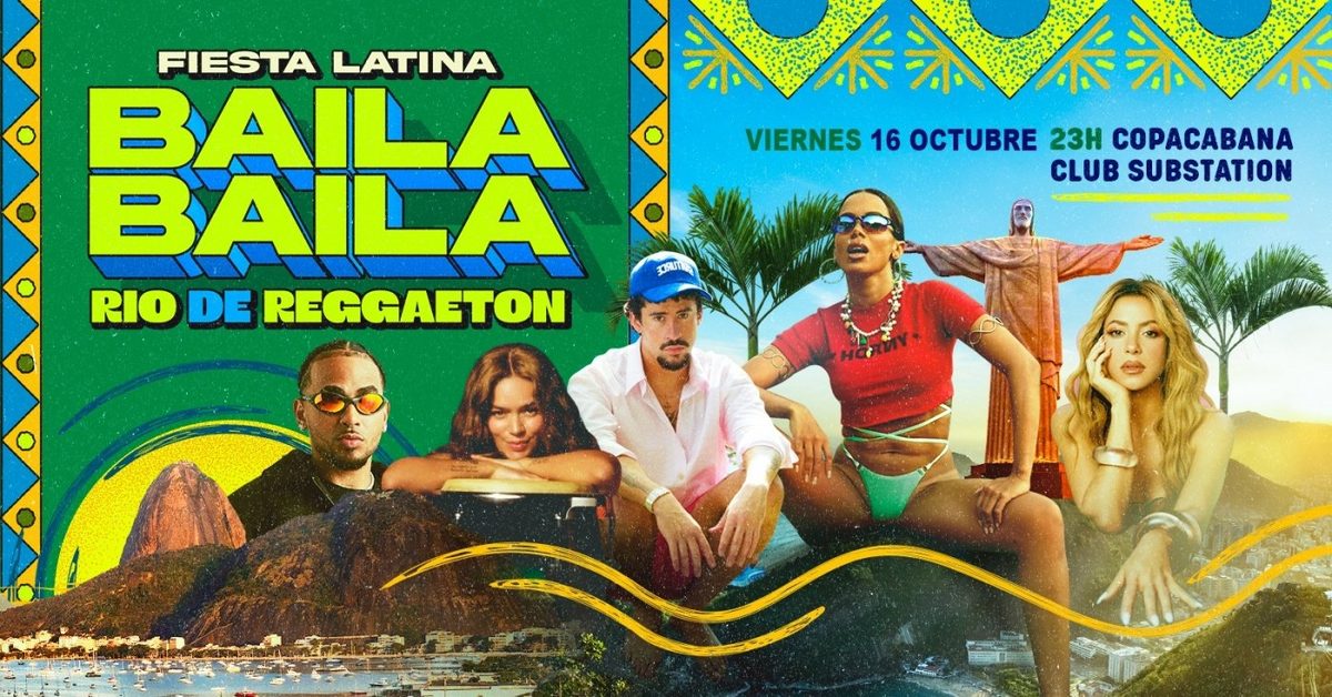 Bild der Quelle — Fiesta Latina Baila Baila |Baile de Reggaeton | Copacabana | 16 octubre