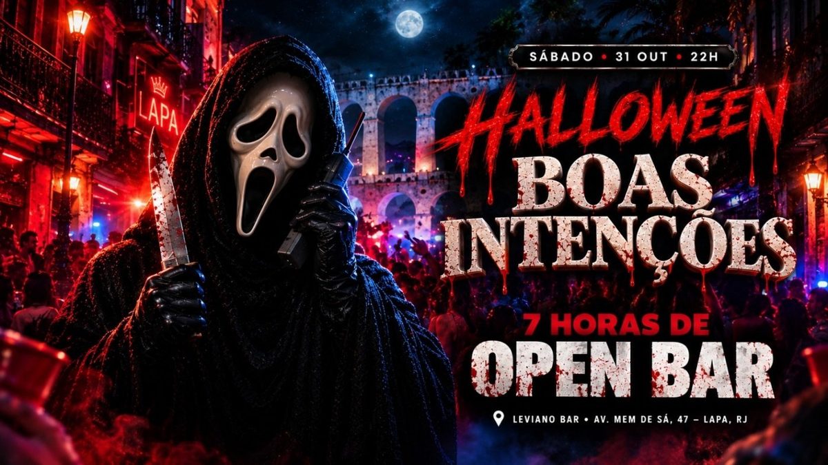 Bild der Quelle — SAB - HALLOWEEN DA BOAS — Uma noite de pânico na Lapa - 7H de Open Bar