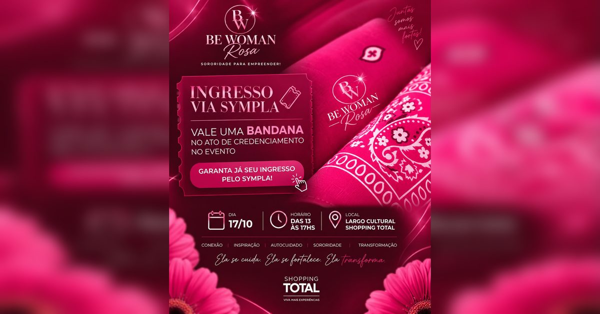 Imagem da fonte — Be Woman Rosa 17.outubro