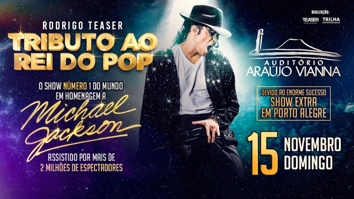 Imagem da fonte — Rodrigo Teaser Tributo Ao Rei Do Pop - 15/11/26