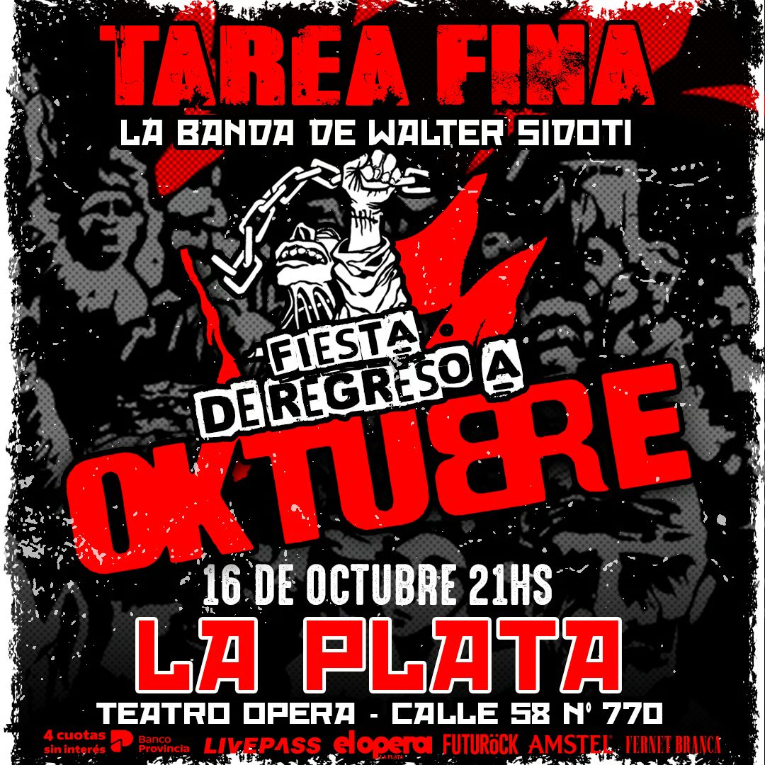 Afbeelding van de bron — TAREA FINA en el Teatro Opera LP
