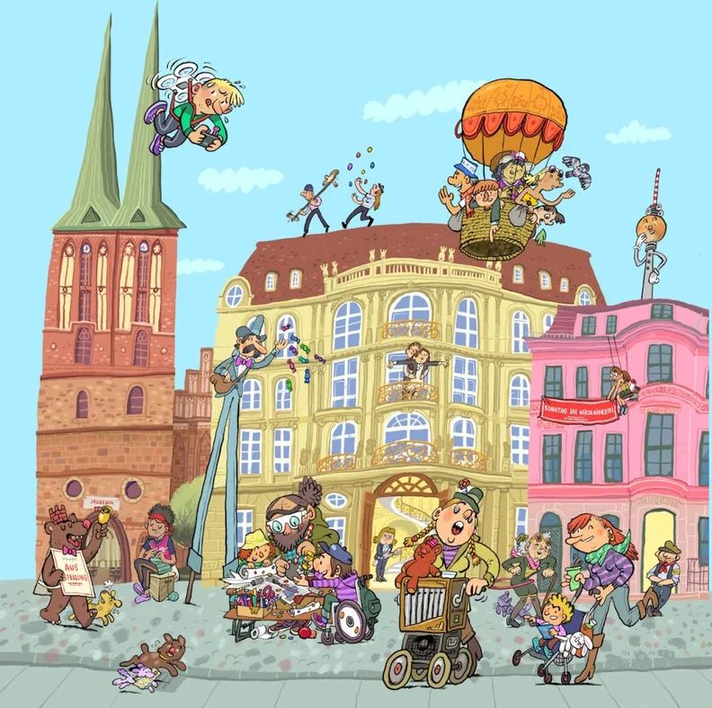 출처 이미지 — Sunday in the Nikolaiviertel