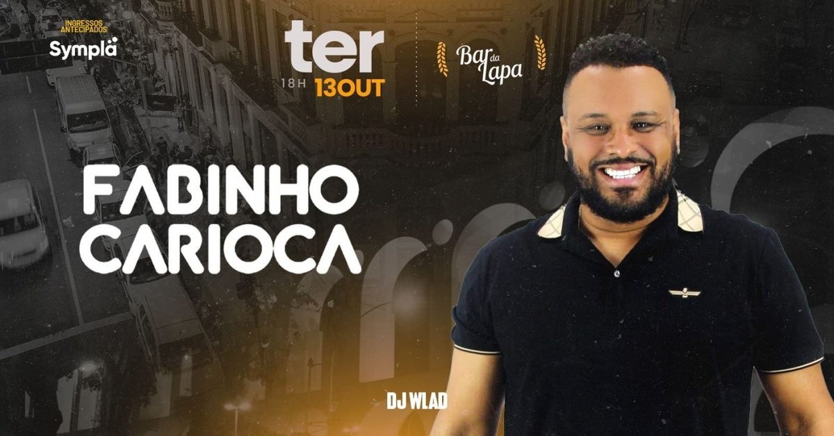 출처 이미지 — FABINHO CARIOCA NO BAR DA LAPA