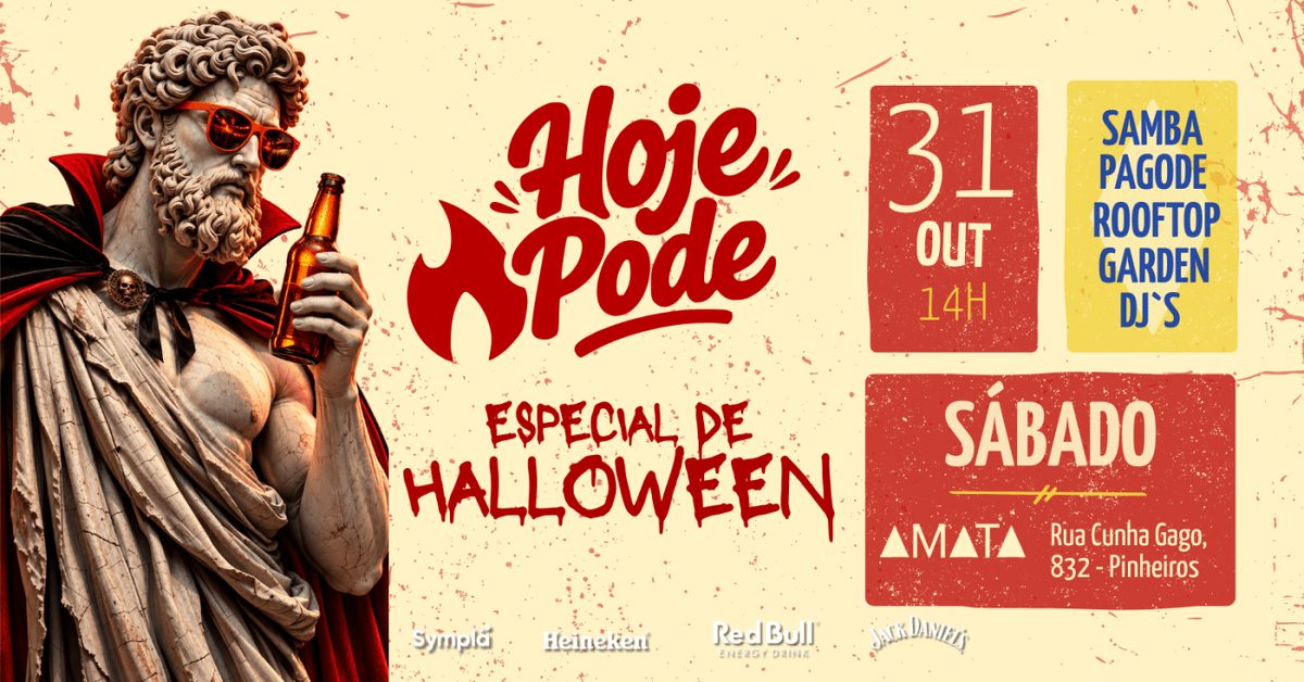 Bild der Quelle — HOJE PODE ESPECIAL HALLOWEEN | AMATA PINHEIROS | PAGODE DO DEIVÃO E PAGODE DO FLAVINHO| SÁBADO 31/10
