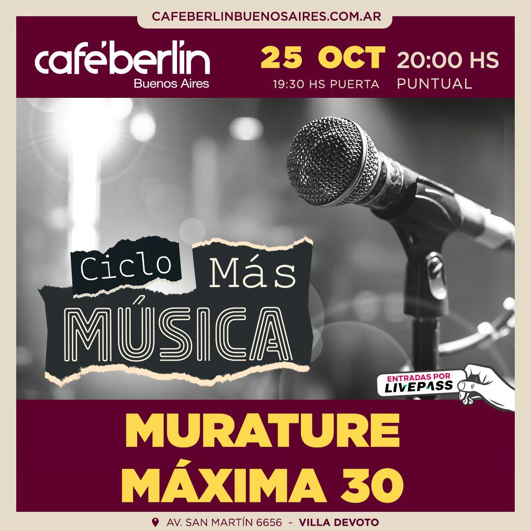 Immagine della fonte — Mas Musica en Cafe Berlin